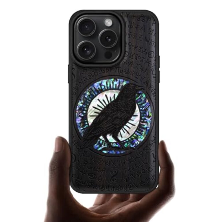 Carveit Designer Wooden Protective Case for iPhone 16 Pro Magnetic Case Cover...