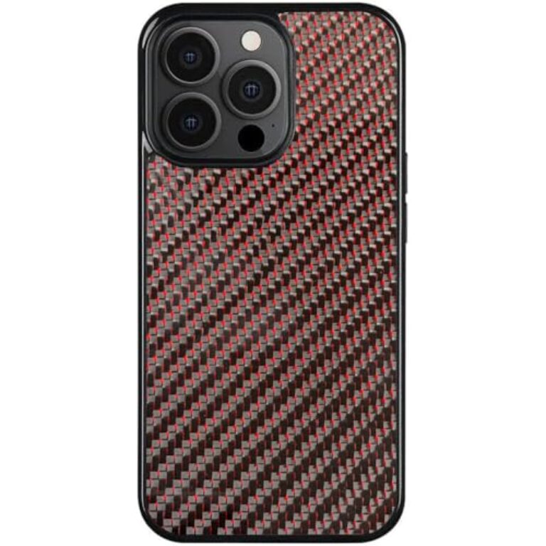 CaseNuvo for iPhone 15 Pro Case Twill Texture Aramid Fiber + TPU...