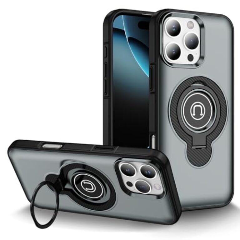 CaseNuvo for iPhone 16 Pro Max Case TPU + PC Magnetic Car...