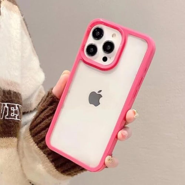 CaseNuvo for iPhone 16 Pro Shockproof Case TPU + Acrylic Clear Phone...