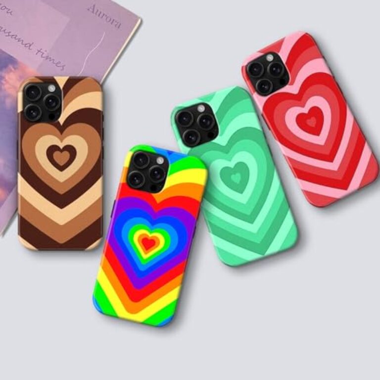COLORflow Back Cover Compatible with iPhone 16 Pro Max | Choco Heart...