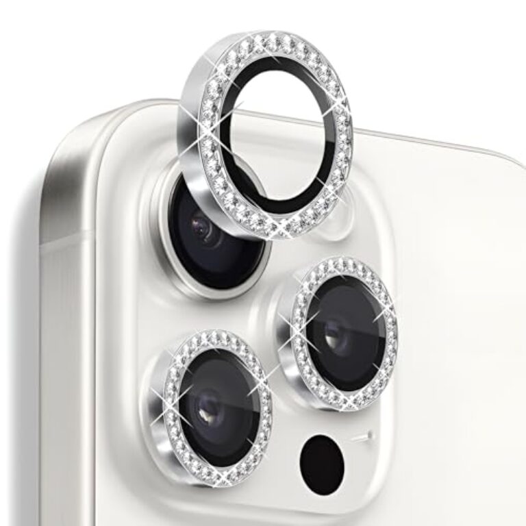 CRUNK Lens Protector Metal Diamond Ring for APPLE IPHONE 16 PRO |...