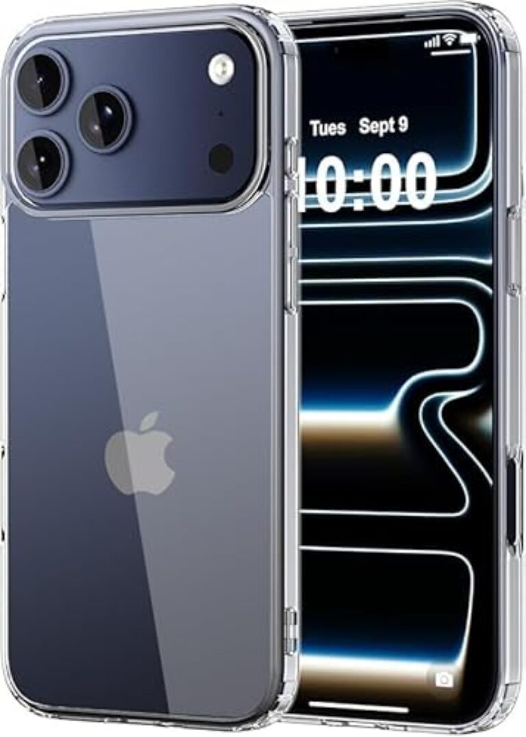 DecaStars Compatible for iPhone 17 Pro Case Military Grade Non-Yellowing,Clear