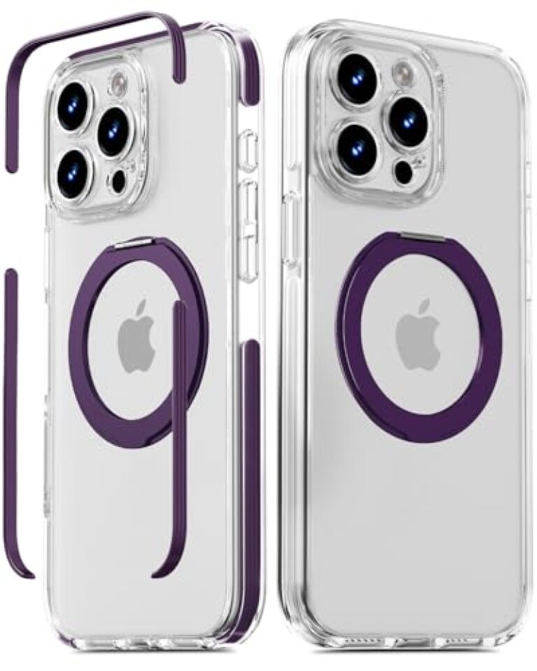 DecaStars Magnetic for iPhone 15 Pro Max Case with 360 Spin Stand...