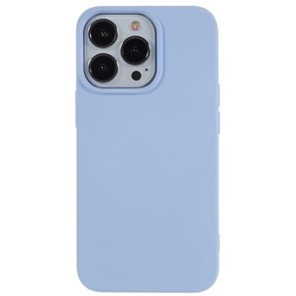 DHK RETAIL for iPhone 15 Pro Flexible TPU Phone Cover 2.0mm Scratch-Resistant Protective Case - Purple