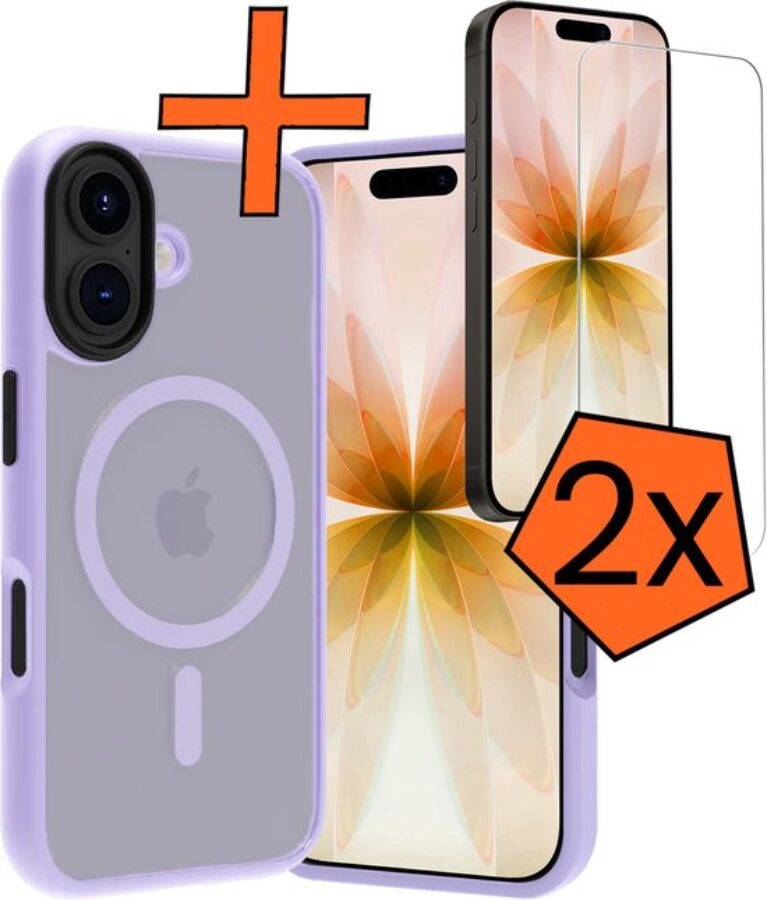 Hoes – Met 2x Screenprotector – Geschikt voor Apple iPhone 17 –...