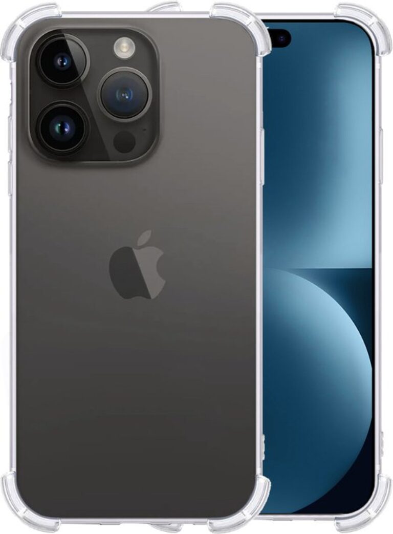 Hoesje – Geschikt voor Apple iPhone 15 Pro – Sterk & Shockproof...