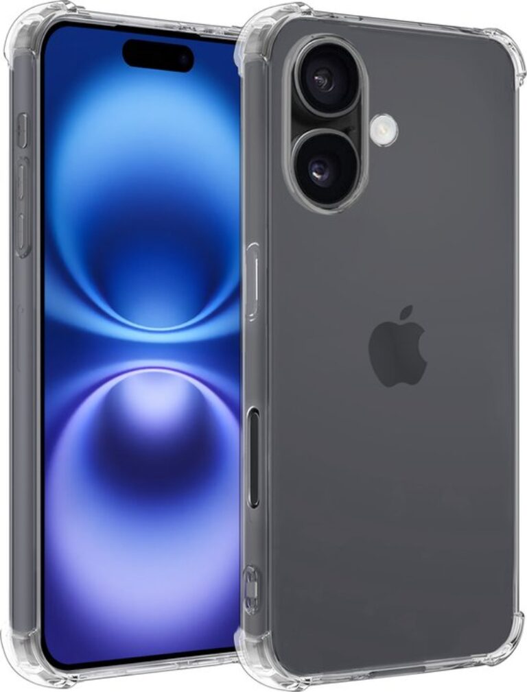 Hoesje – Geschikt voor Apple iPhone 16 Plus – Sterk & Shockproof...