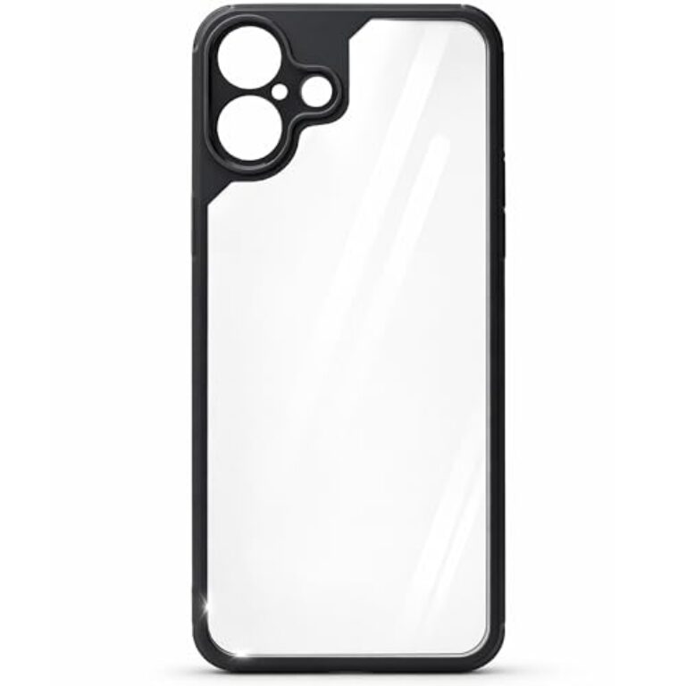Hooxar Transparent Anti-Yellow Crystal Clear Back Cover for iPhone 16 Plus |...