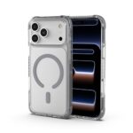 KUDOS SECURITAS Case for iPhone 17 Series, [Mag-Safe Compatible] Clear Shockproof Bumper Cover with Strong Magnetic Ring & Military Grade Drop Protection (Gray, iPhone 17 Pro Max)