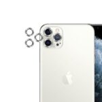 LIRAMARK Camera Glass Lens Protector Ring for iPhone 15 Pro/iPhone 15 Pro Max Case Friendly with Edge to Edge Coverage and Easy Installation (Silver)