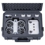 Lykus Titan N200 Waterproof Hard Case for DJI Neo 2 and RC-N3/N2 Controller, Support Up to 7 batteries [CASE ONLY]