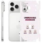 NISHTECH Matte Finish Full Body Cover Back Protector Compatible with iPhone 17 Pro | Unbreakable Membrane Scratch Guard Full Fit Protective, Case Friendly, (Back & Side) (Pack of 1)