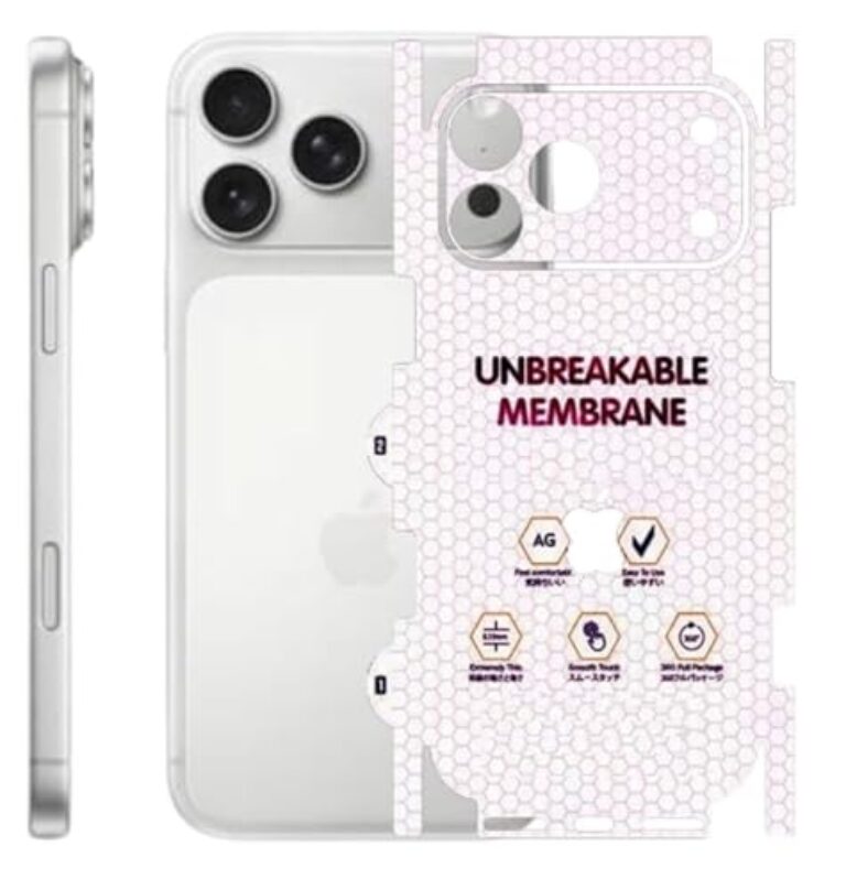 NISHTECH Matte Finish Full Body Cover Back Protector Compatible with iPhone 17...