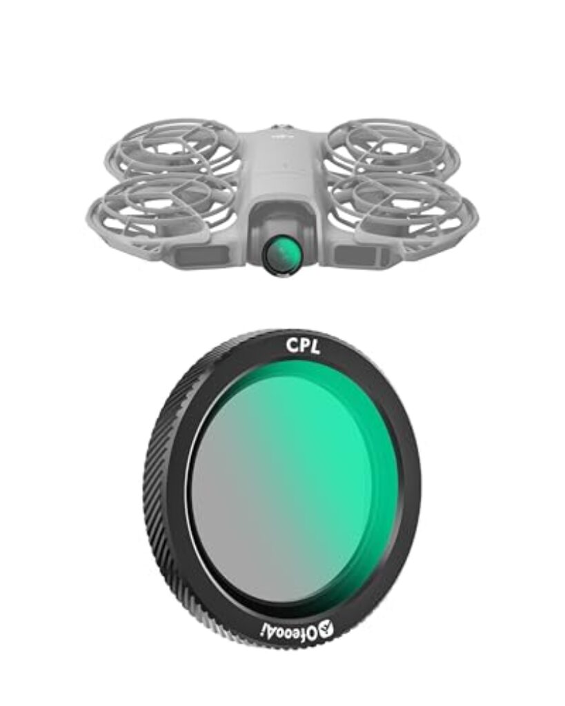 OfeooAi Magnetic CPL Circular Polarizer Filter for DJI Neo 2 Drone - Eliminate Glare & Reflections for Crisp Aerial Shots, Enhance Blue Skies and Green Landscapes in Photos/Videos