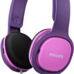 Philips SHK2000 - Kids Koptelefoon - On-Ear Volumebegrenzing - Roze/Paars - Ergonomische hoofdband