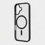 PK Genius Mag-Safe Case Compatible for iPhone 16 Cover | Transparent Ultra Hybrid Drop and Camera Protection Back Cover Case Compatible for iPhone 16 (Black)