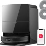 Roborock Saros 10R Set– Robotstofzuiger Met Dweilfunctie– 22000Pa–7,98 cm Ultraslank Ontwerp–Vuildetectiesysteem–80℃ Warmwatermopwas–Zelfreinigend Station & Anti-Klit Borstels – Slimme spraakassistent– S8 maxv ultra Upgrade-2 Dweilen