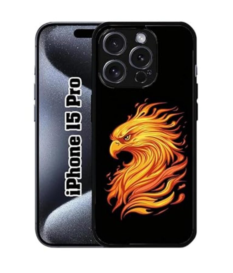 SATYA MART Eagle, Bird Designer 2D Printed Metal Back Case Compatible with...
