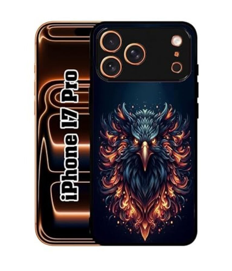 SATYA MART Eagle Head, Stylish Bird Designer 2D Printed Metal Back Case...
