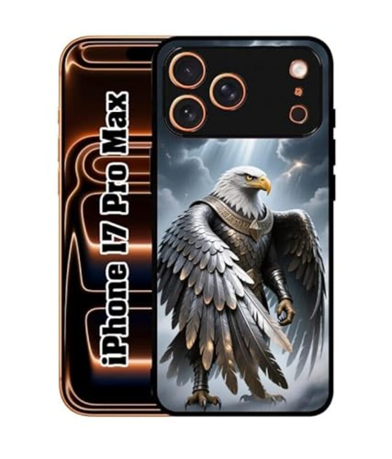 SATYA MART Eagle, White Bird Printed 2D Metal Back Case for iPhone...