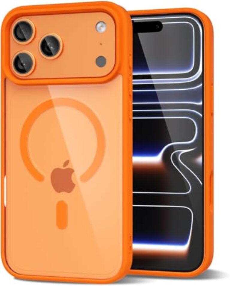 SHINESTAR Clear Case for iPhone 17 Pro Max Compatible with Magnetic Charging-...