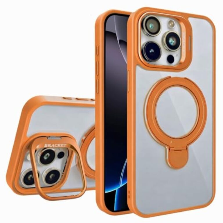 SHINESTAR Premium Dual Stand Case for iPhone 16 Pro Max, Clear Back...