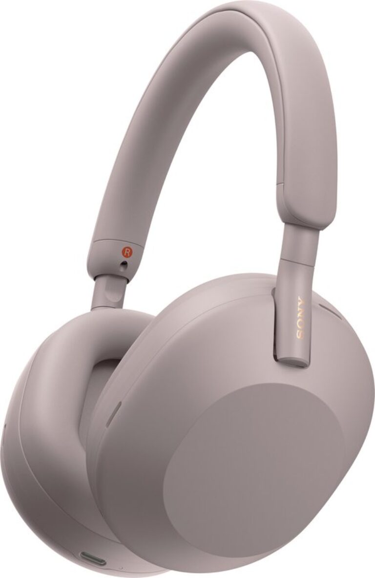 Sony WH-1000XM5 – Draadloze koptelefoon met Noise Cancelling – Smoky Pink /...