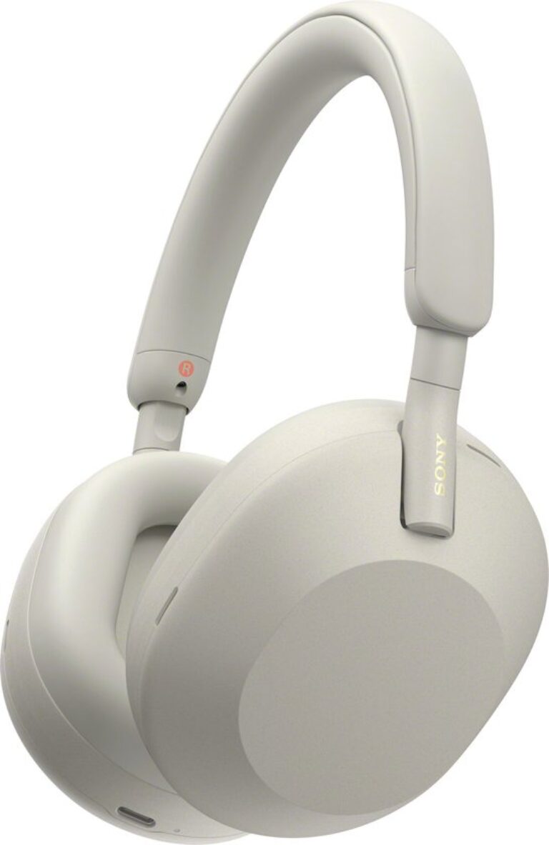 Sony WH-1000XM5 – Draadloze koptelefoon met Noise Cancelling – Zilver