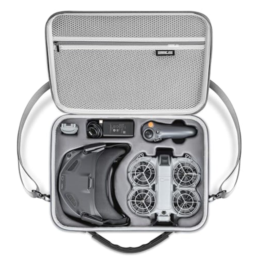 STARTRC Case for Neo 2 Accessories, Portable PU Carry bag for DJI Neo 2 Motion Fly More Combo for RC Motion 3,Goggles N3,Charging Hub