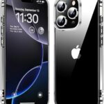 Tele Shield Transparent Back Case Cover for Apple iPhone 16 PRO MAX | Shockproof Soft TPU Silicone Case | Raised Bumps for Camera & Screen Protection | Slim Fit Crystal-Clear Back Cover (Transparent)