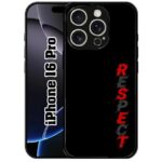 TIKLUP Multicolour Premium Metal Printed Back Cover for iPhone 16 Pro | Stylish Designer Phone Case | Shockproof TPU Bumper | Full Protection Raised Camera Edges-228