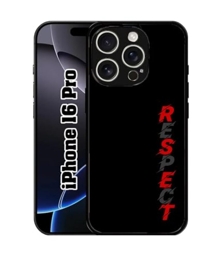 TIKLUP Multicolour Premium Metal Printed Back Cover for iPhone 16 Pro |...