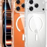 Vantage Ultra-Hybrid Crystal Clear Back Case Cover for iPhone 17 Pro Max | Shockproof Design | Hard Back Cover Case for iPhone 17 Pro Max (PC & TPU, Transparent)