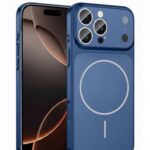 XYNOZ Converter Cover Compatible with iPhone 16 Pro Max | Converts into 17 pro /17 Pro Max Style, Soft Matte Anti-Scratch Slim Case (Blue)