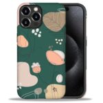 Yicomon Compatible with iPhone 16 Pro Max Case, Green Boho Butterfly Flowers Pattern Print Phone Case Durable Fashion Funny Liquid Silicone Case Soft Anti-Scratch Shockproof Protective Cover