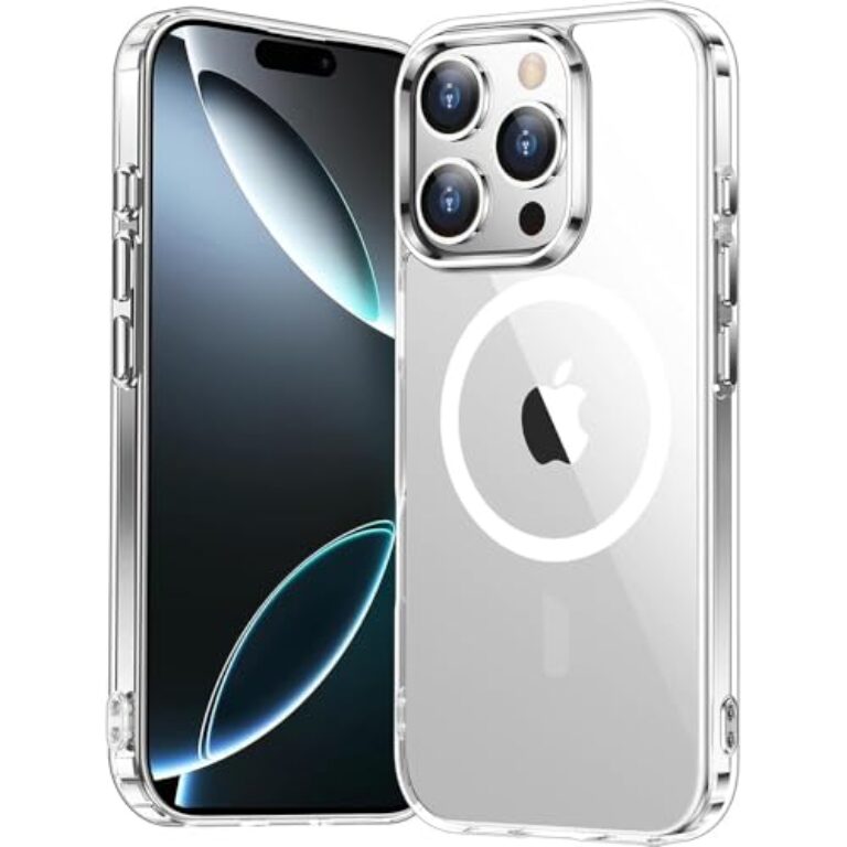 ZINGER Clear Crystal Mag-Fit Back Case Cover for Apple iPhone 16 PRO...
