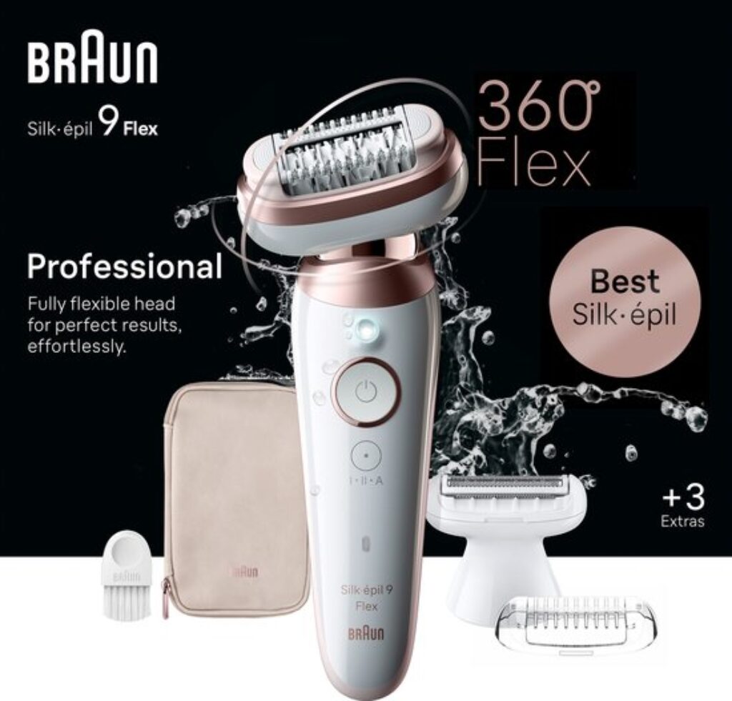 Braun Silk·épil 9 Flex - Draadloze Epilator