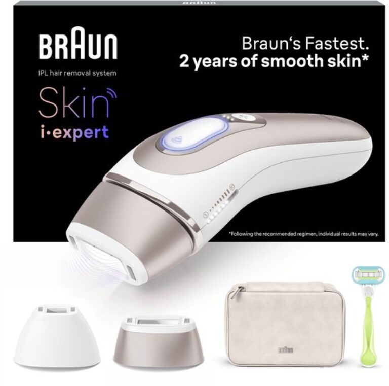 Braun Smart IPL Skin i·expert ontharingsapparaat, wit