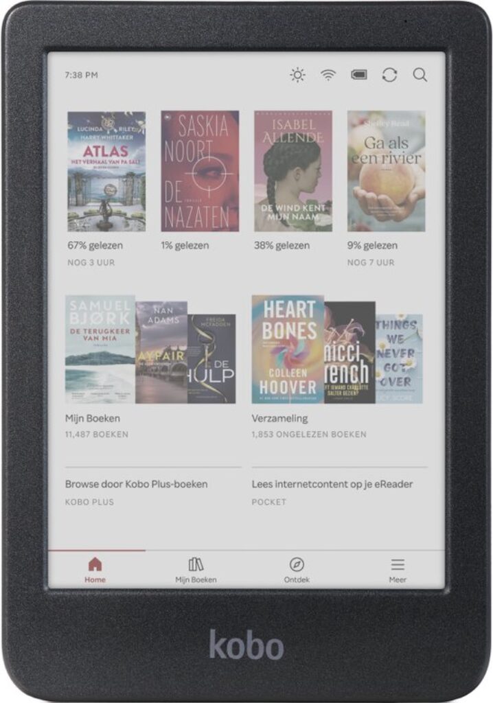 Kobo Clara Colour E-reader met Kleurenscherm