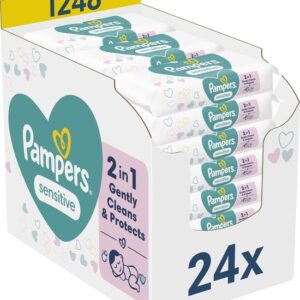 Pampers Sensitive Babydoekjes - 1248 Stuks