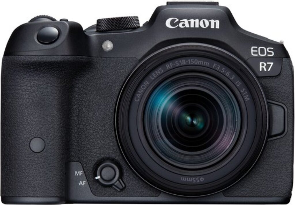 Canon EOS R7 + RF-S 18-150mm S STM lens – Systeemcamera met lens – APS-C – 32.5MP – Foto Video – Hybride
